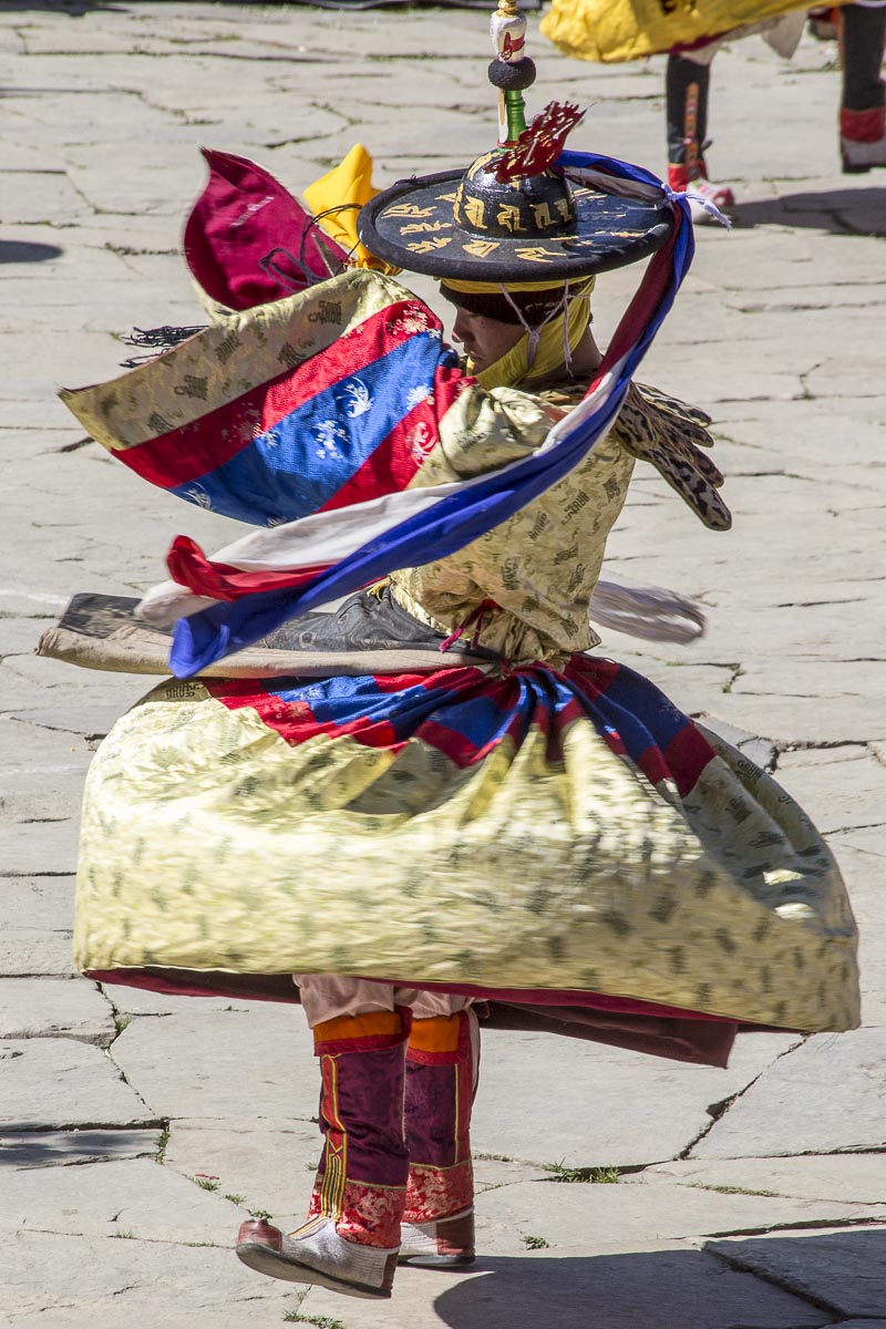 Bhutan - Gangtey Dzong, Black Neck Crane Festival - November 11, 2014