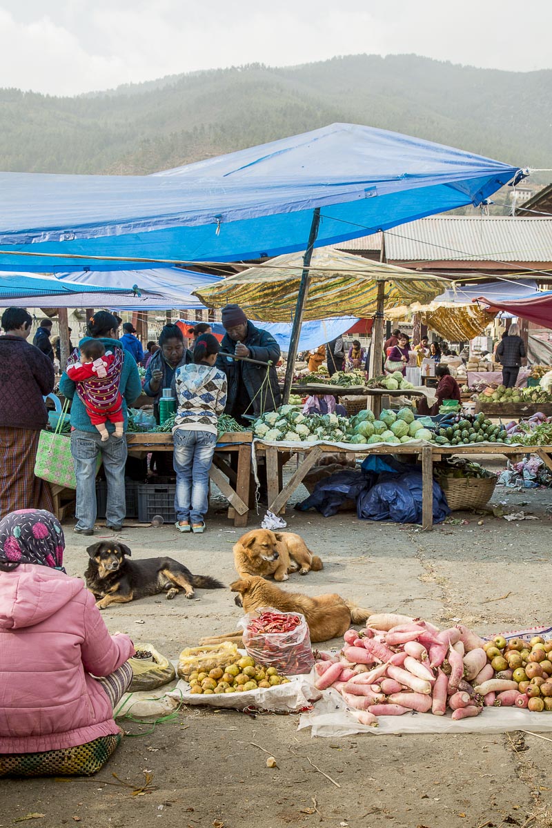 Bhutan - Paro Market - November 16, 2014