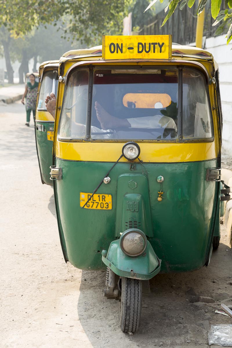 Delhi - Tuk Tuk On Duty - November 20, 2015