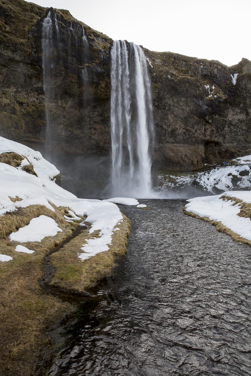 Iceland - Seljalandsfoss Waterfall - March 9, 2016