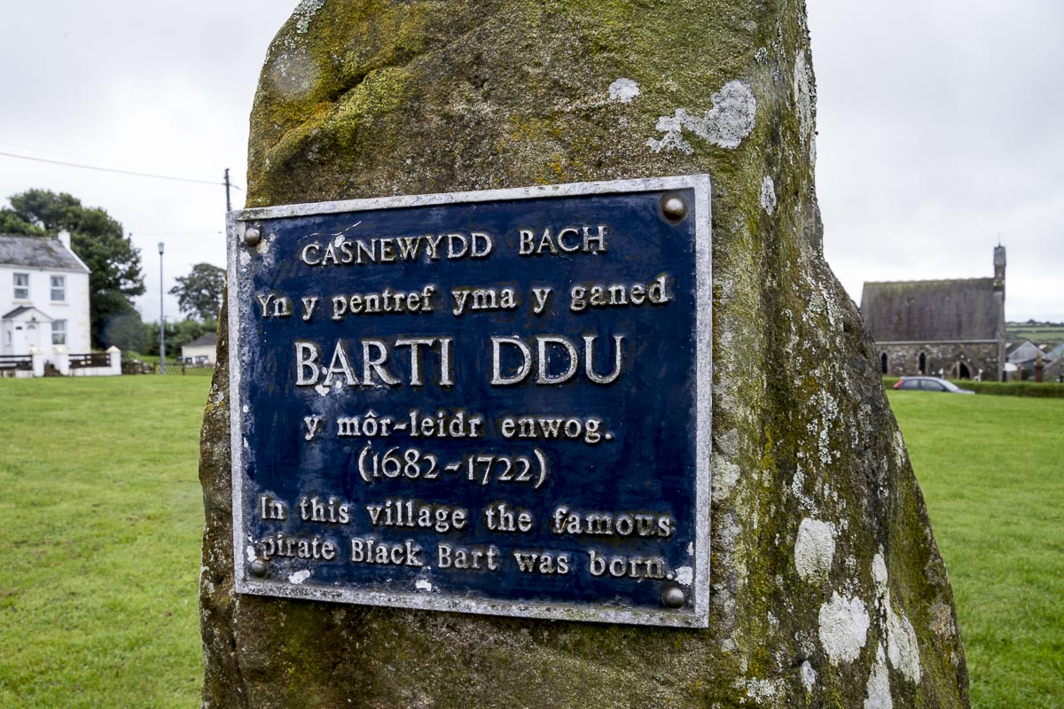 Pembrokeshire - Casnewydd Bach, Black Bart Stone - August 13, 2012