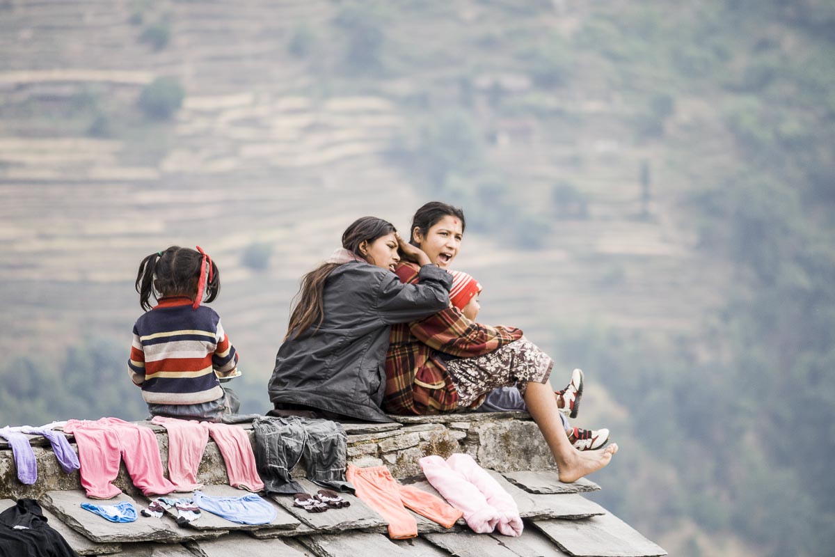 Nepal Annapurna - Birethanti To Gandruk, Watching The Slaughter - December 2, 2009