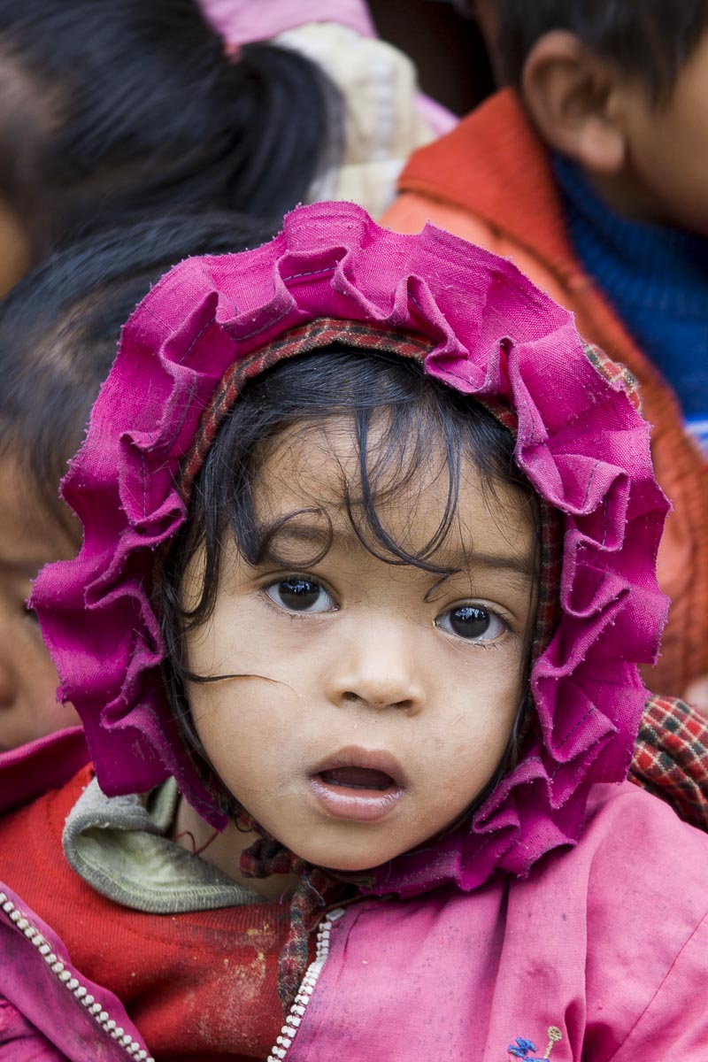 Nepal Annapurna - Gandruk, School Child - December 3, 2009
