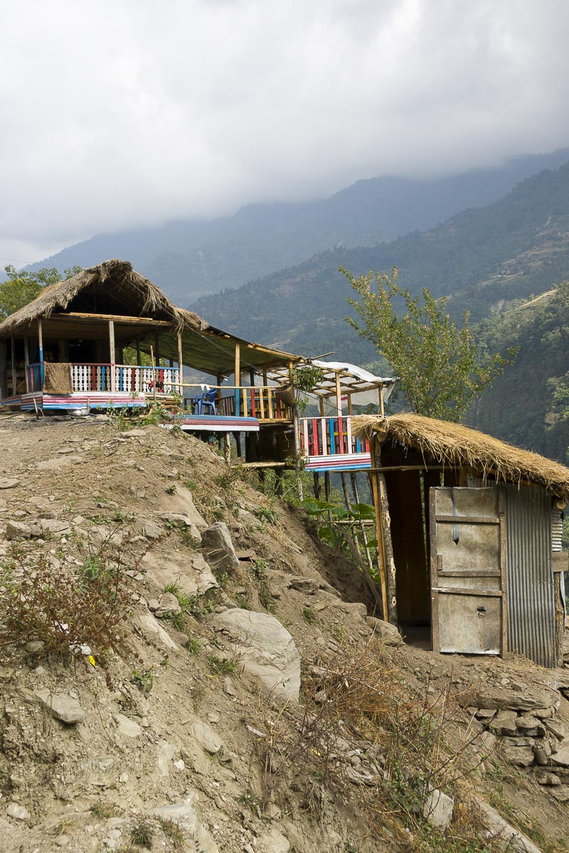 Nepal Annapurna - Gandruk To Birethanti, Tea House Toilet - December 4, 2009