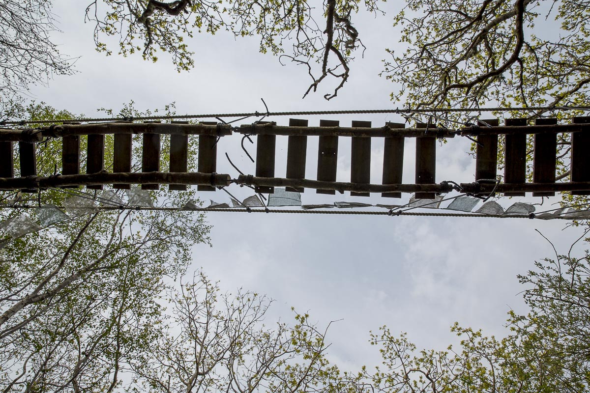 Argyll Scotland - Suspension Bridge, Craobh Haven - May 8, 2016