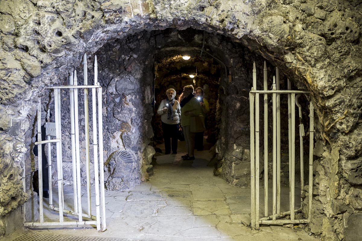 Giles Abbott at Pope’s Grotto - Pope's Grotto, Public Visit - May 21, 2016