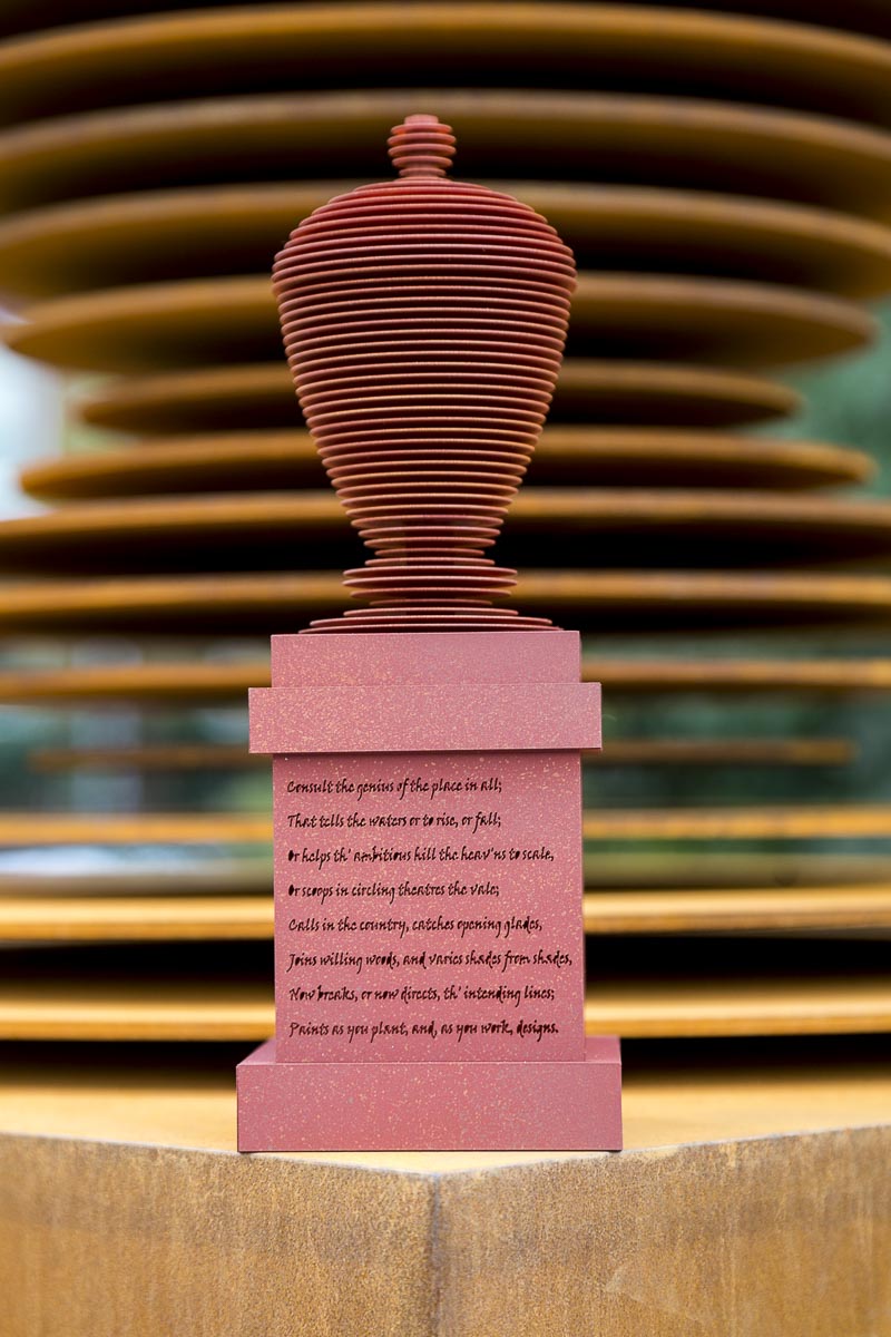 Giles Abbott at Pope’s Grotto - Champion's Wharf, Pope's Urn And Maquette - October 8, 2015