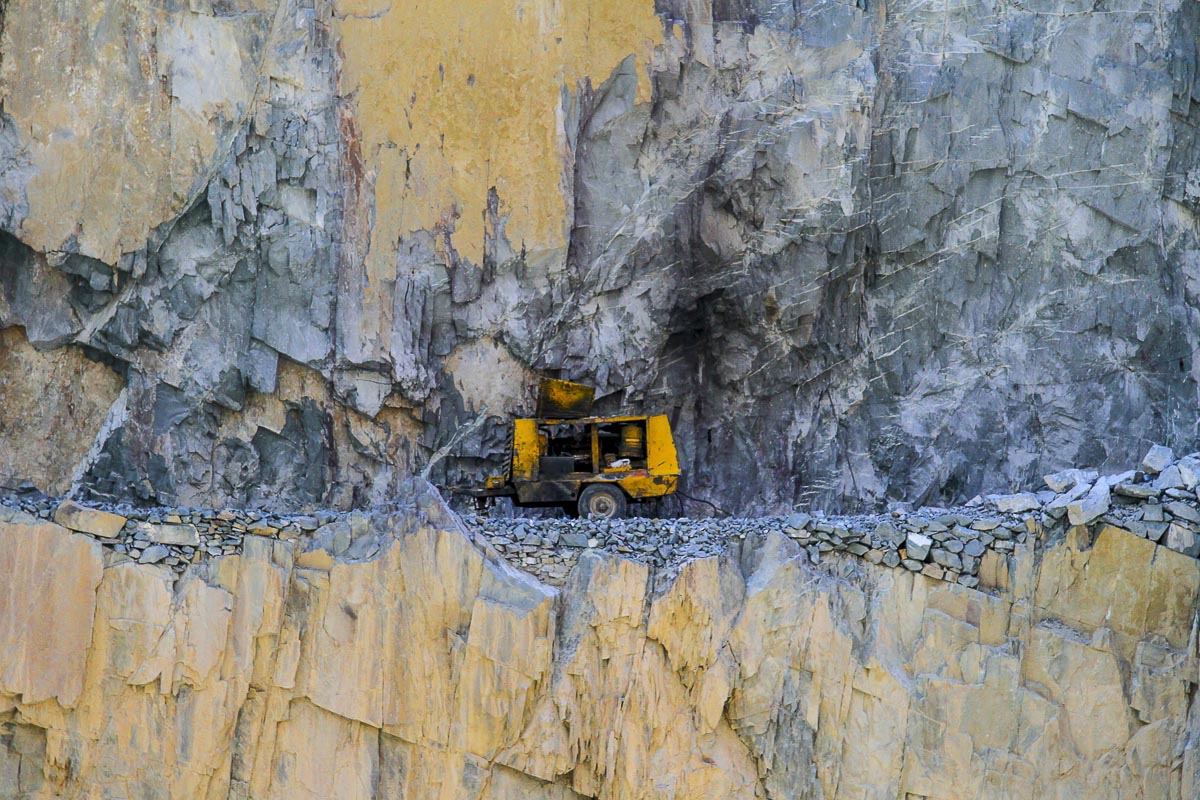 Ladakh - Road To Chilling Excavation Work - June 21, 2012