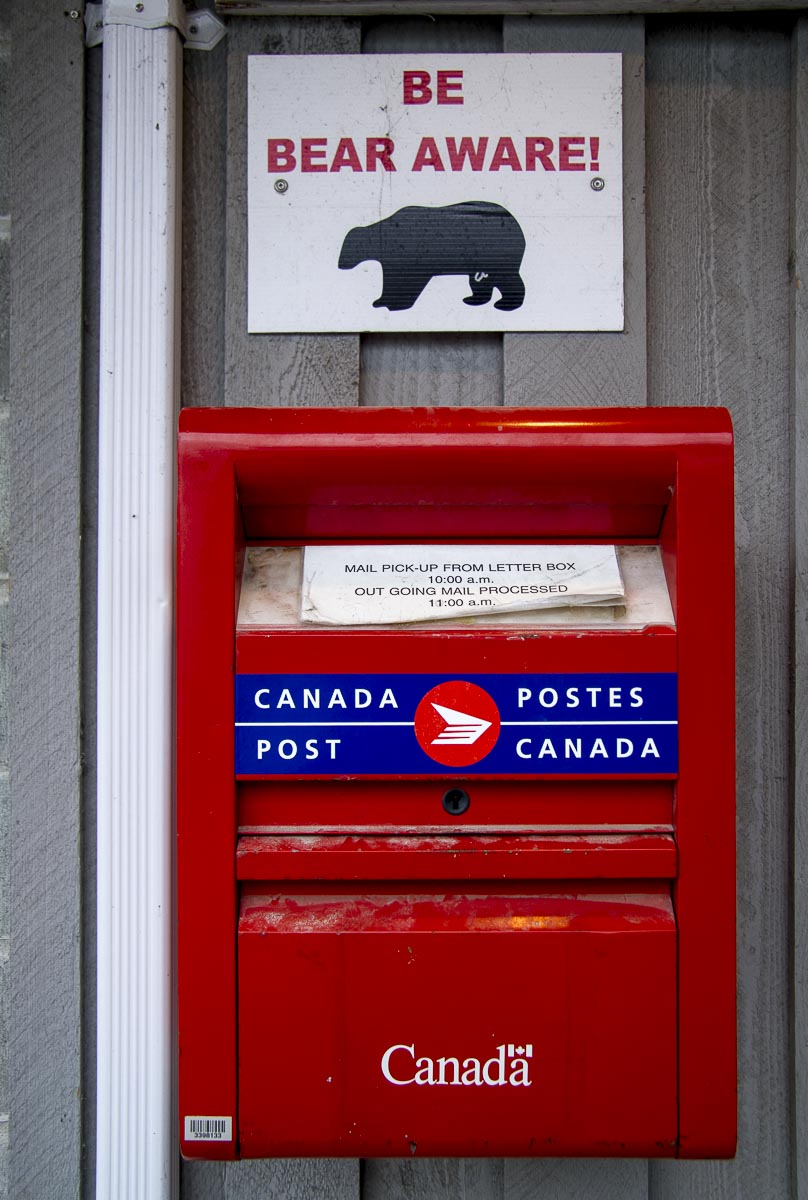 Great Bear Rainforest - Shearwater Postbox - September 21, 2011
