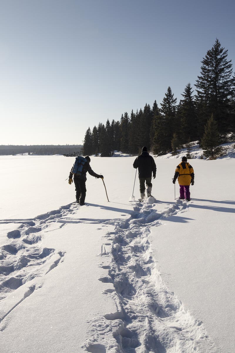 Saskatchewan - Prince Albert Park, Lake Anglin - March 8, 2011