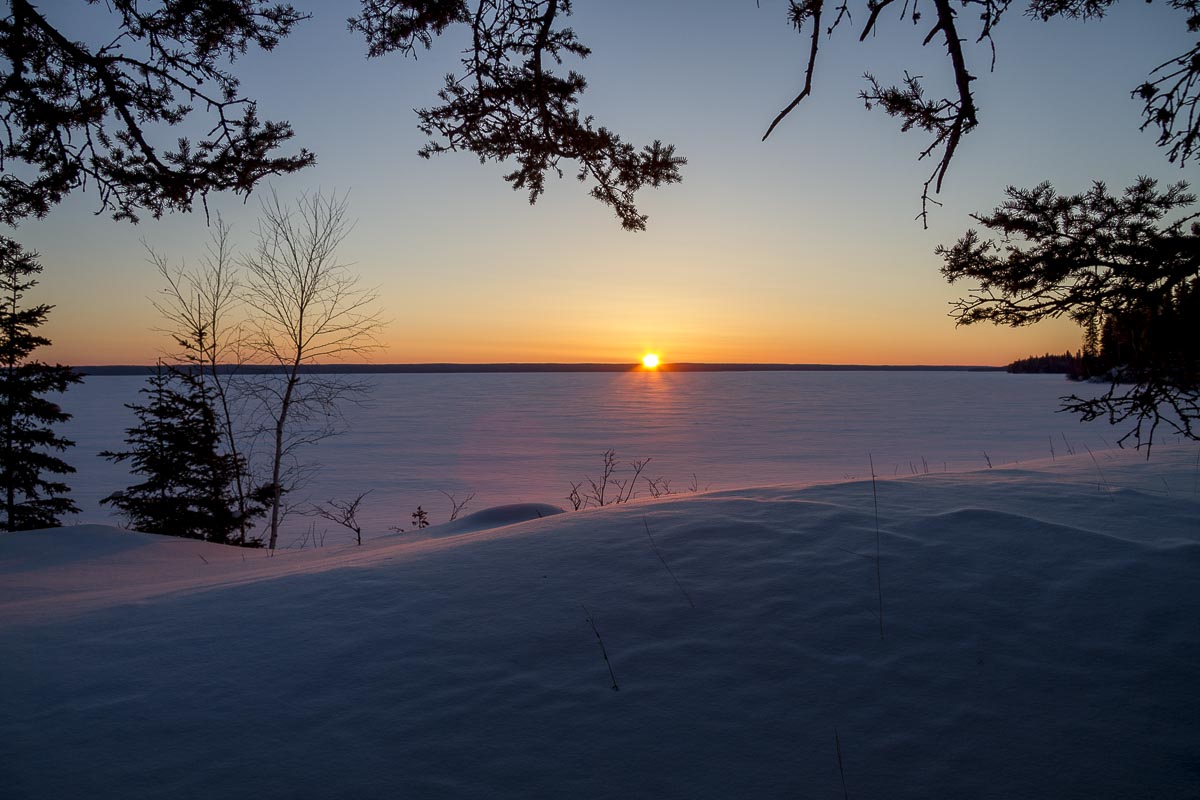 Saskatchewan - Prince Albert Park, Lake Waskesui - March 7, 2011