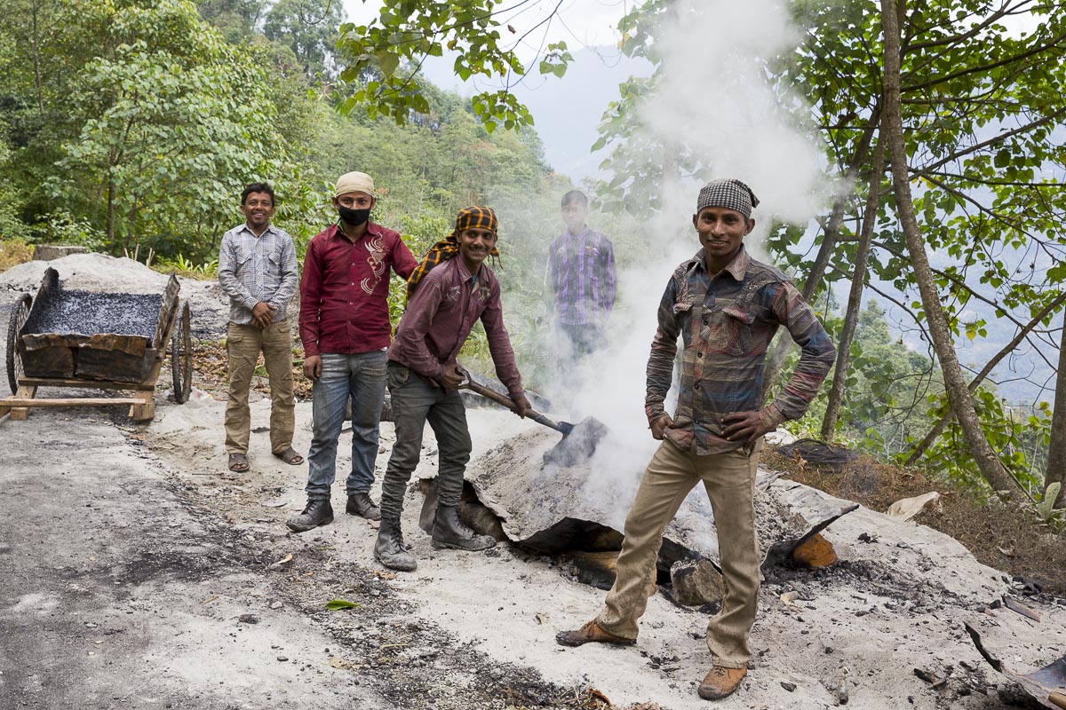 Sikkim - Road Works - November 25, 2015