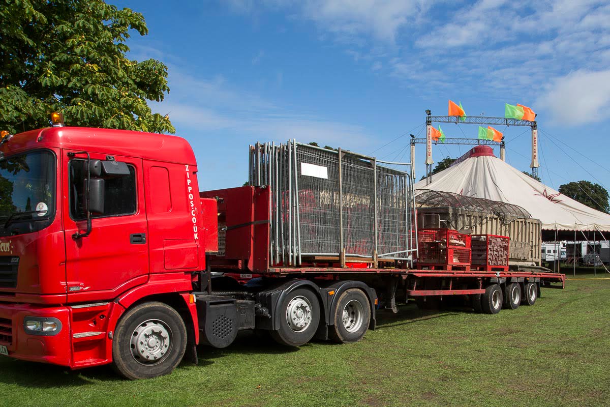 Zippos Circus - Circus Trucks, Twickenham Green - September 2, 2015