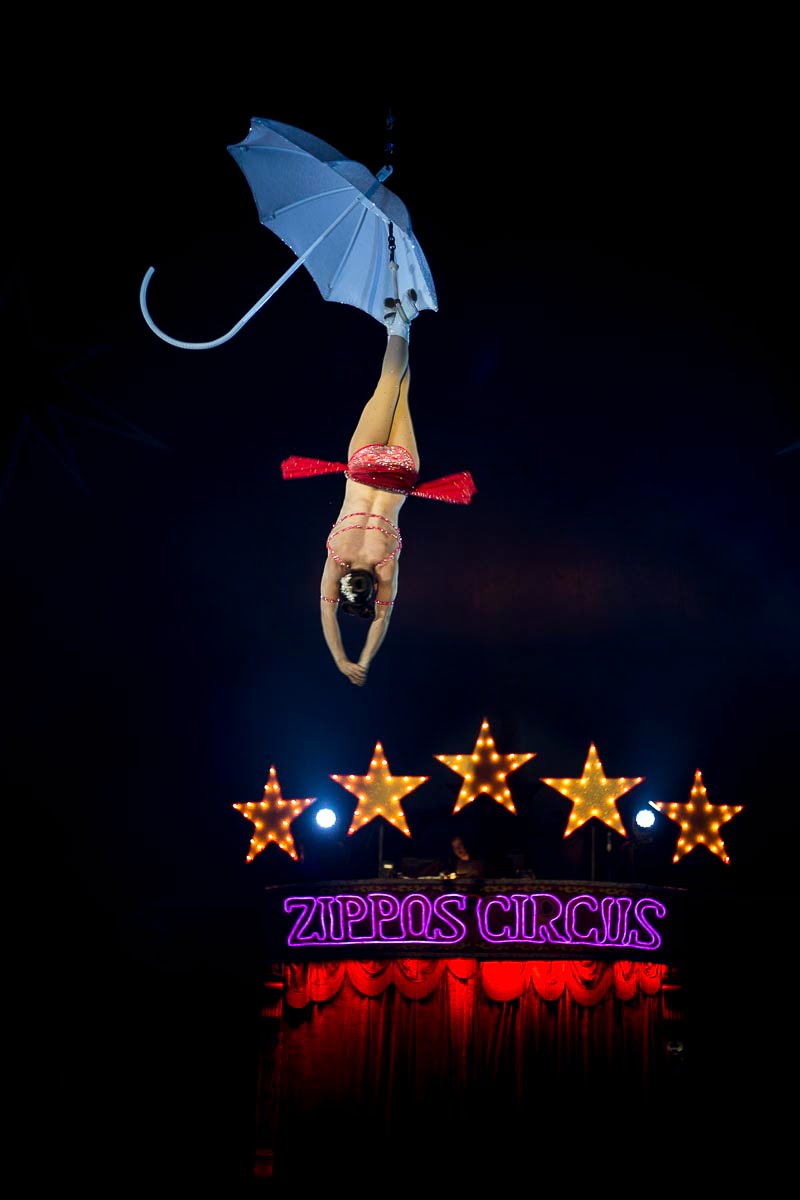 Zippos Circus - Circus Performer, Stephanie, Twickenham Green - September 7, 2015