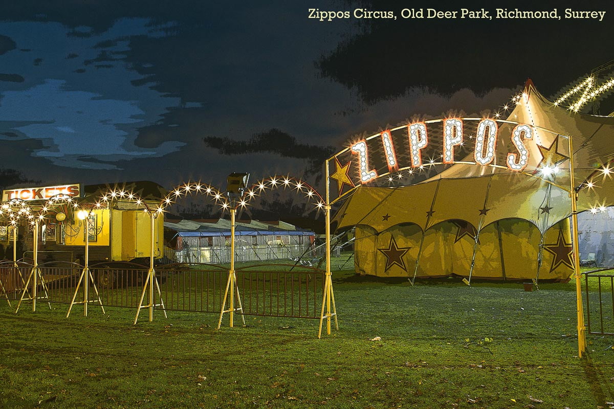 Circus Postcards - Big Top, Old Deer Park, Richmond - November 9, 2012