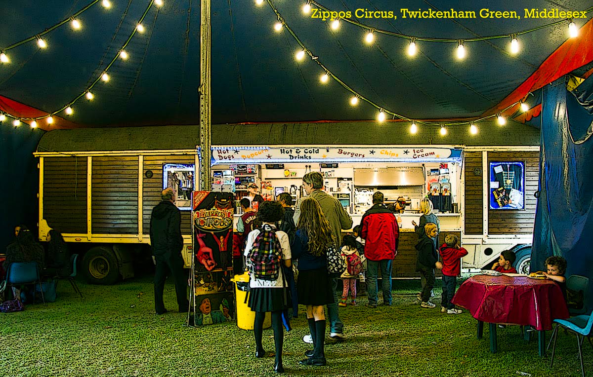 Circus Postcards - Snack Wagon, Twickenham Green - September 25, 2012