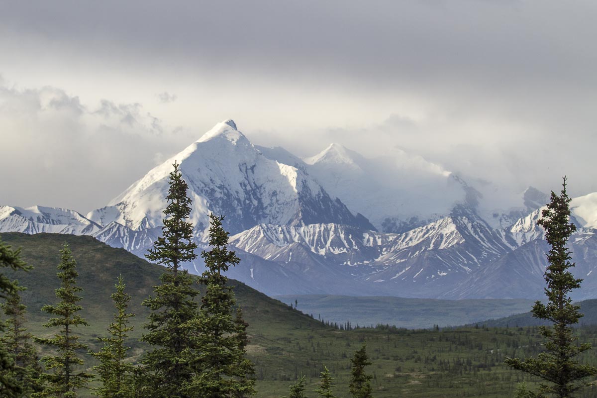 Alaska - Camp Denali View Of Denali Mountain Range - June 19, 2016