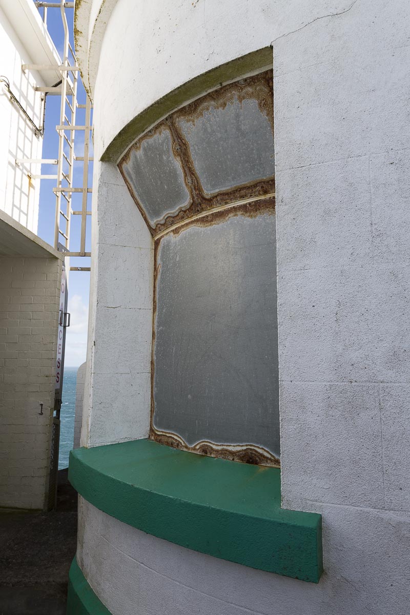 Lundy - Rusted Window Panel At North Light - September 16, 2016