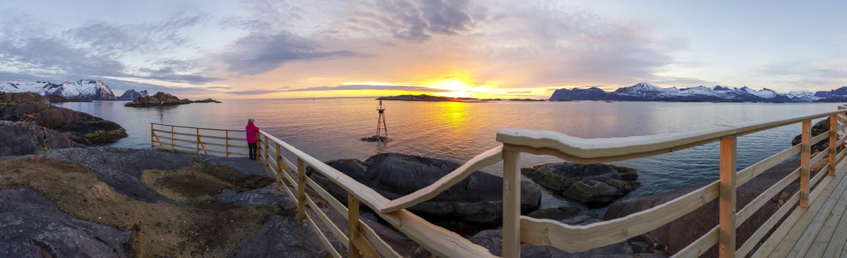 Norway – Senja and Vesteralen - Hamn I Senja, Panorama - May 16, 2017