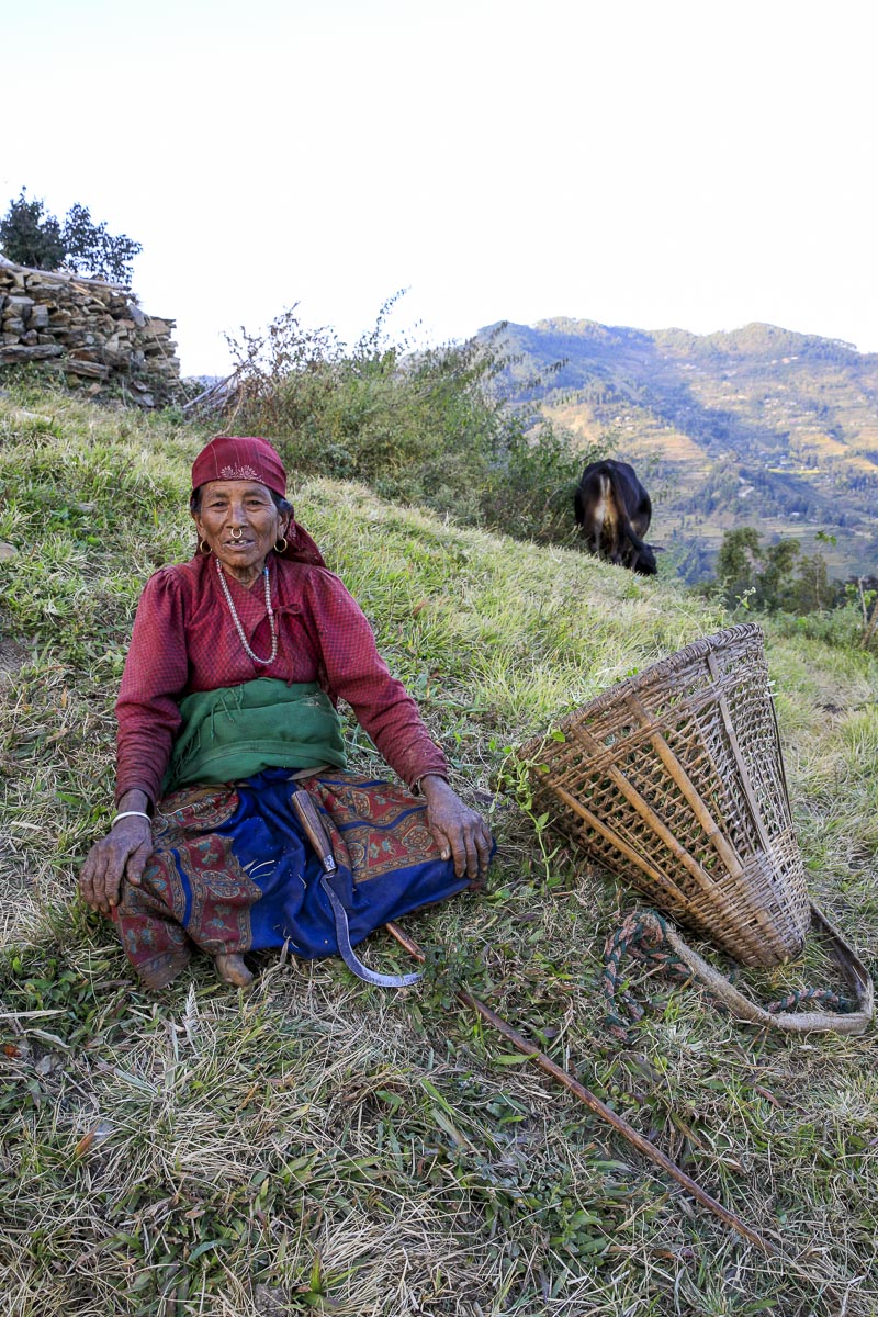 Nepal Sailung - Local woman from Solambu Village - November 6, 2017
