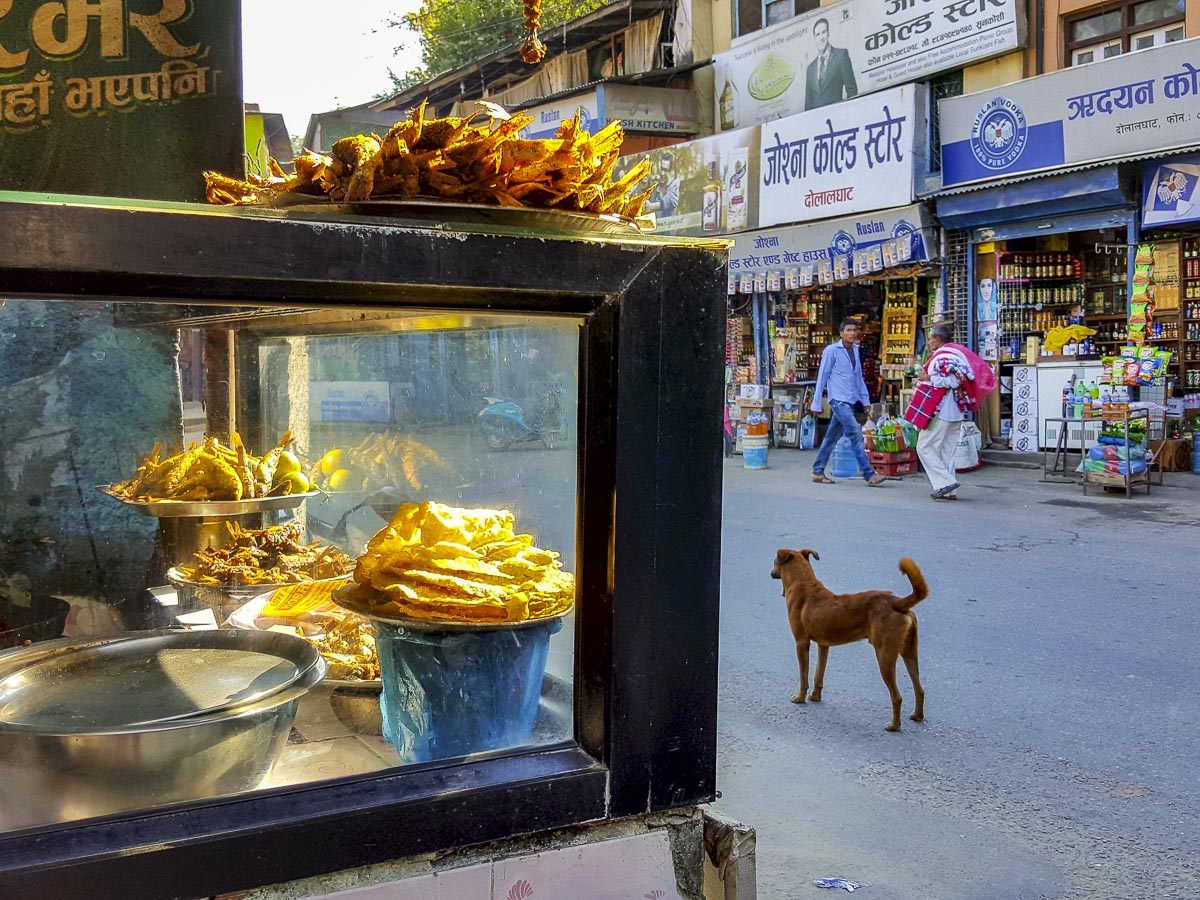 Nepal Sailung - Dolalghat town on the banks of the Sunkosi River